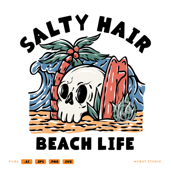 DESIGN: SALTY HAIR, BEACH LIFE