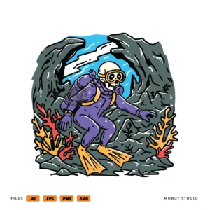 DESIGN:  DEEP BLUE DIVING